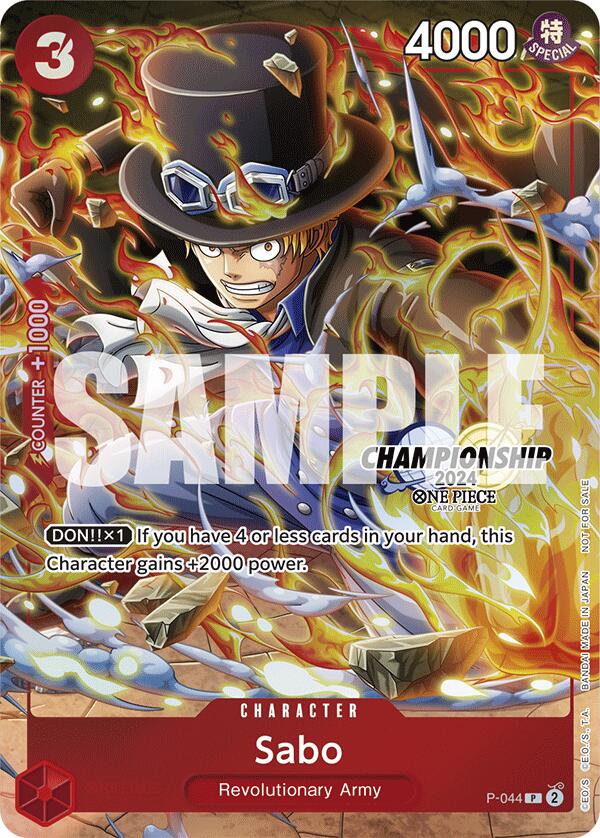Sabo (CS 2024 Event Pack Finalist) [One Piece Promotion Cards] | Good Games North
