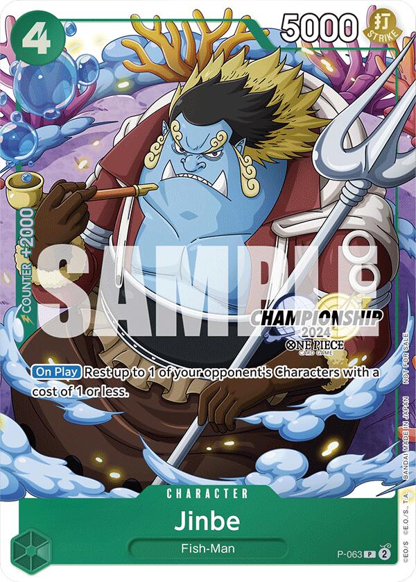 Jinbe (CS 2024 Event Pack Finalist) [One Piece Promotion Cards] | Good Games North