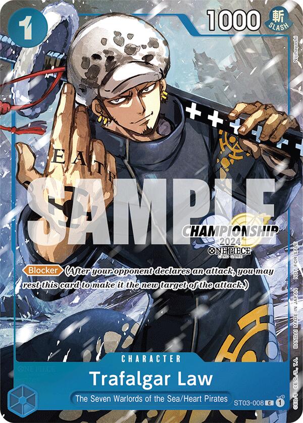 Trafalgar Law (ST03-008) (CS 2024 Event Pack Finalist) [One Piece Promotion Cards] | Good Games North