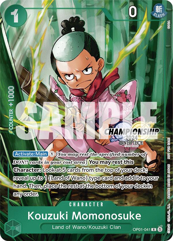 Kouzuki Momonosuke (CS 2024 Celebration Pack) [One Piece Promotion Cards] | Good Games North