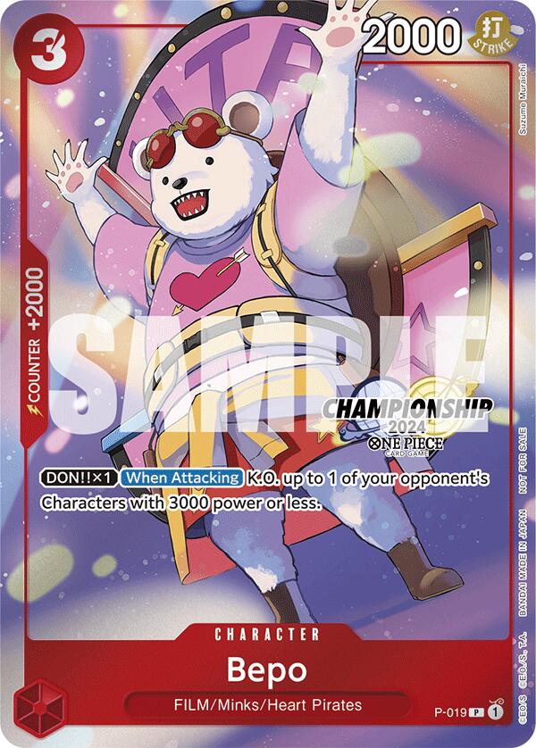 Bepo (CS 2024 Celebration Pack) [One Piece Promotion Cards] | Good Games North