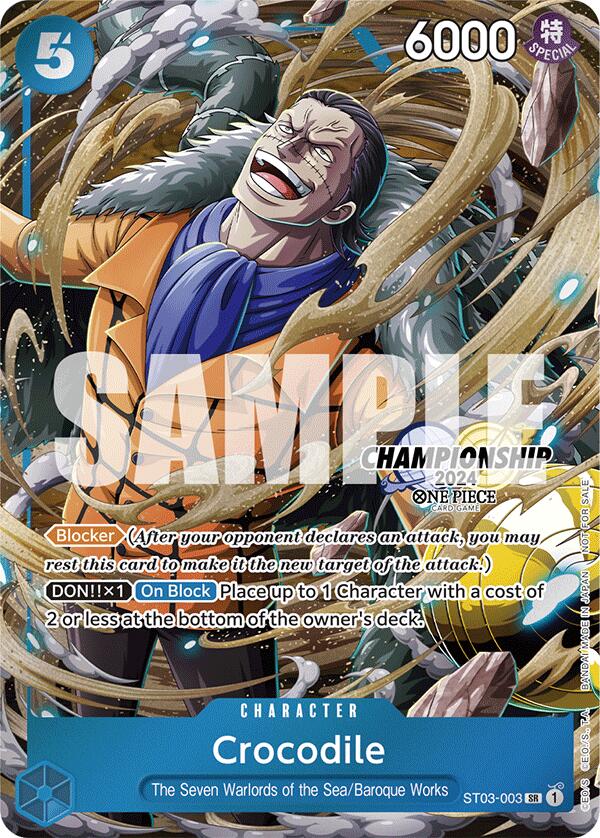 Crocodile (CS 2024 Celebration Pack) [One Piece Promotion Cards] | Good Games North