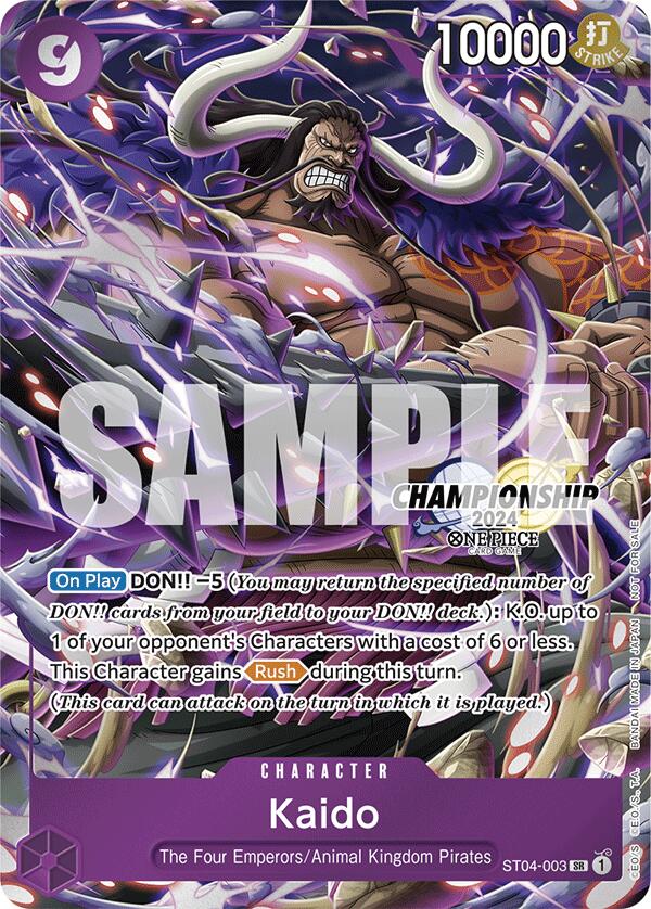 Kaido (CS 2024 Celebration Pack) [One Piece Promotion Cards] | Good Games North