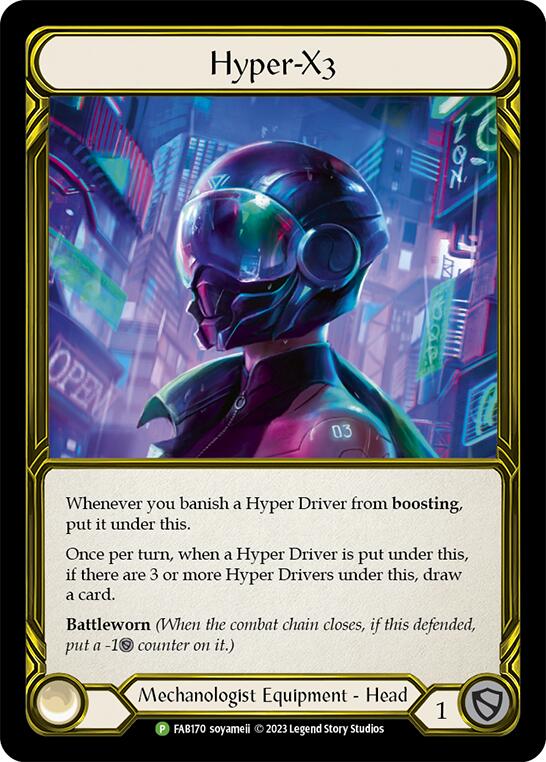 Hyper-X3 [FAB170] (Promo)  Cold Foil | Good Games North
