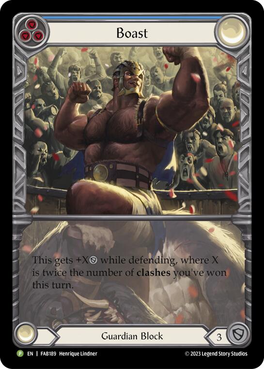 Boast (Cold Foil) [FAB189] (Promo)  Rainbow Foil | Good Games North