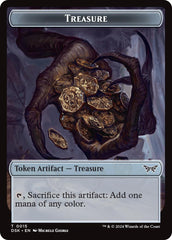 Angel // Treasure Double-Sided Token [Duskmourn: House of Horror Commander Tokens] | Good Games North