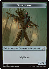Devil // Scarecrow Double-Sided Token [Duskmourn: House of Horror Commander Tokens] | Good Games North