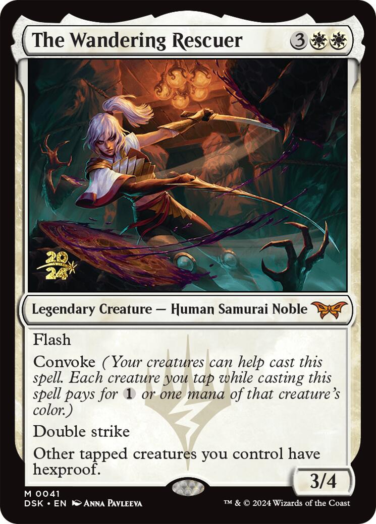 The Wandering Rescuer [Duskmourn: House of Horror Prerelease Promos] | Good Games North