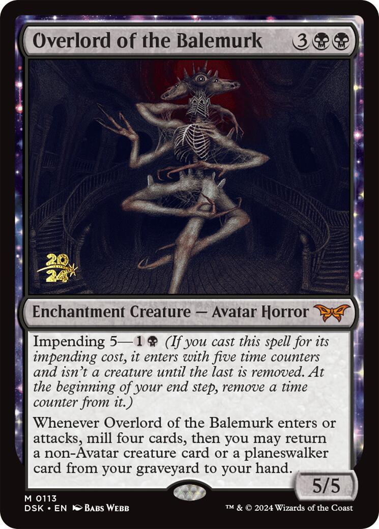 Overlord of the Balemurk [Duskmourn: House of Horror Prerelease Promos] | Good Games North