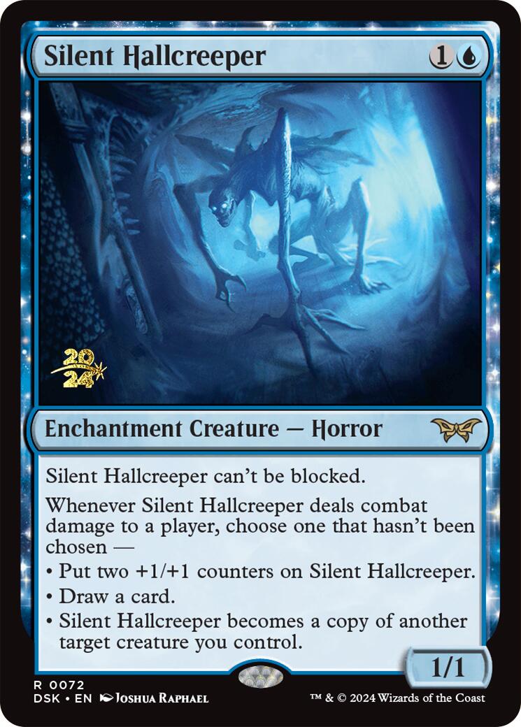 Silent Hallcreeper [Duskmourn: House of Horror Prerelease Promos] | Good Games North
