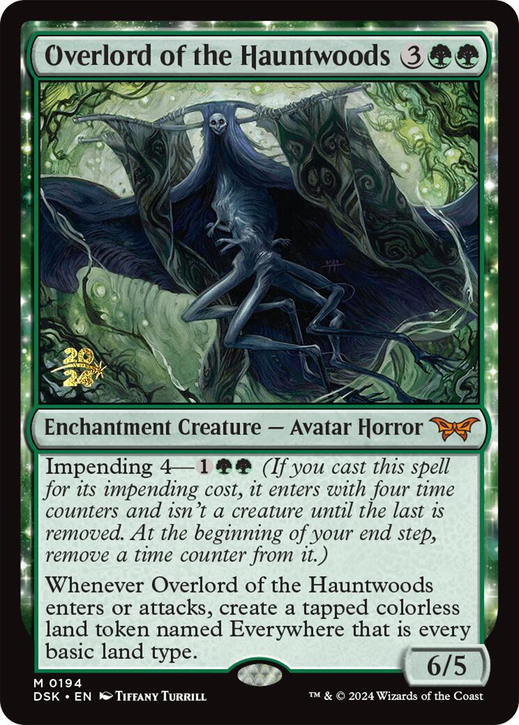 Overlord of the Hauntwoods [Duskmourn: House of Horror Prerelease Promos] | Good Games North
