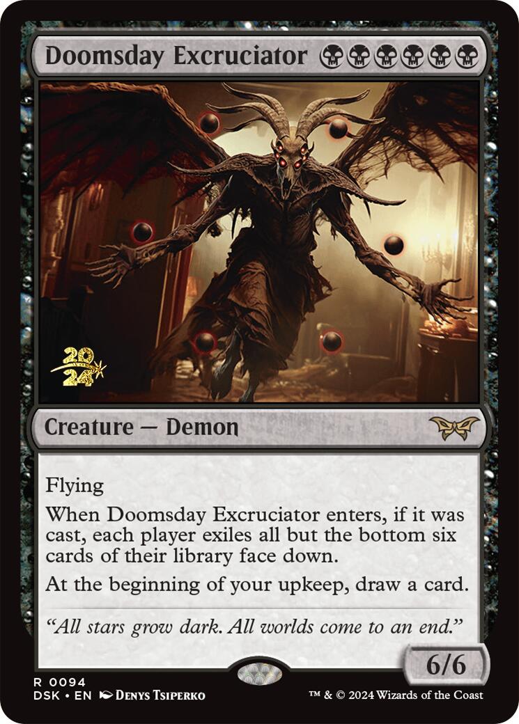 Doomsday Excruciator [Duskmourn: House of Horror Prerelease Promos] | Good Games North