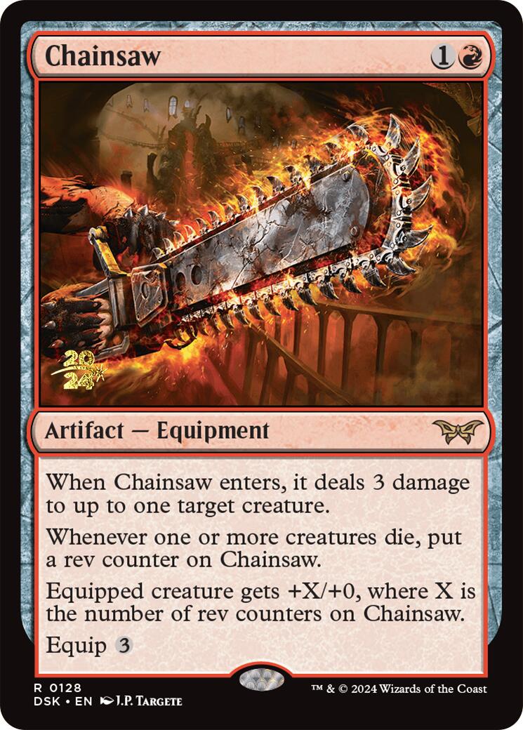 Chainsaw [Duskmourn: House of Horror Prerelease Promos] | Good Games North