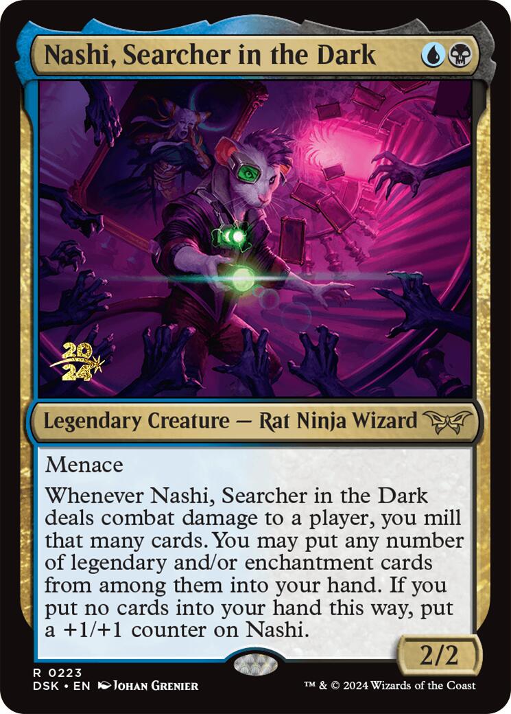Nashi, Searcher in the Dark [Duskmourn: House of Horror Prerelease Promos] | Good Games North