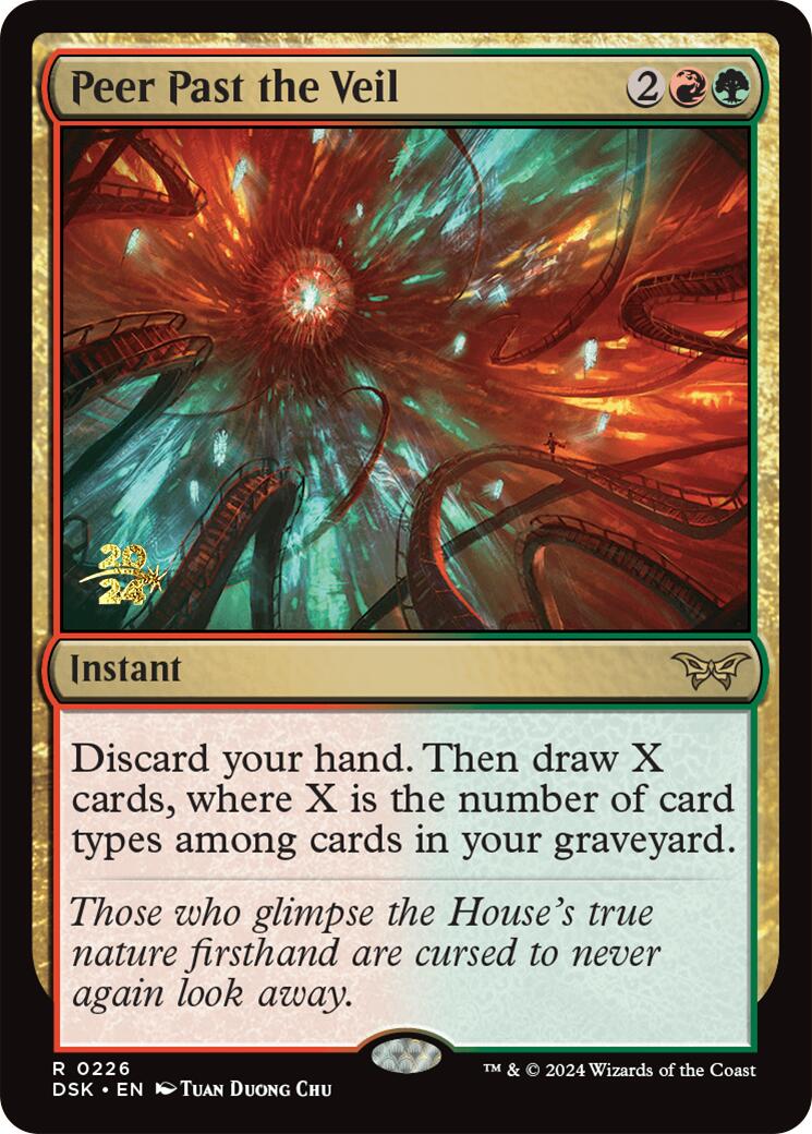 Peer Past the Veil [Duskmourn: House of Horror Prerelease Promos] | Good Games North