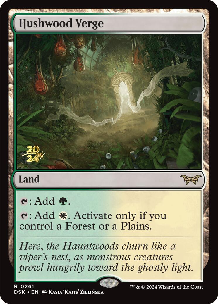 Hushwood Verge [Duskmourn: House of Horror Prerelease Promos] | Good Games North