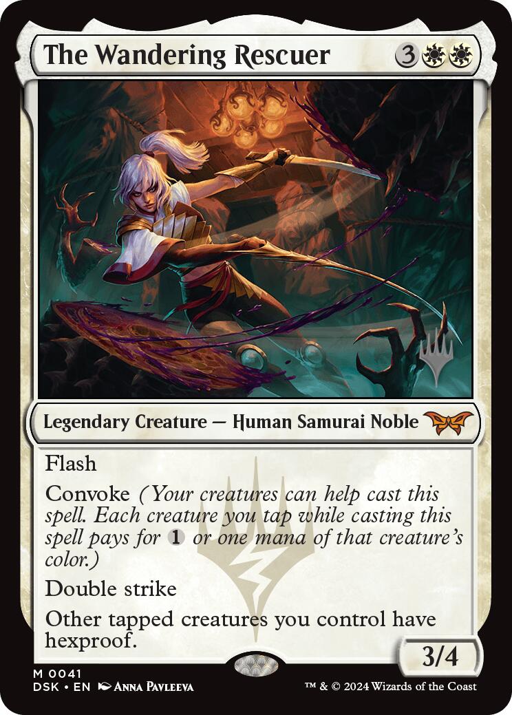 The Wandering Rescuer (Promo Pack) [Duskmourn: House of Horror Promos] | Good Games North