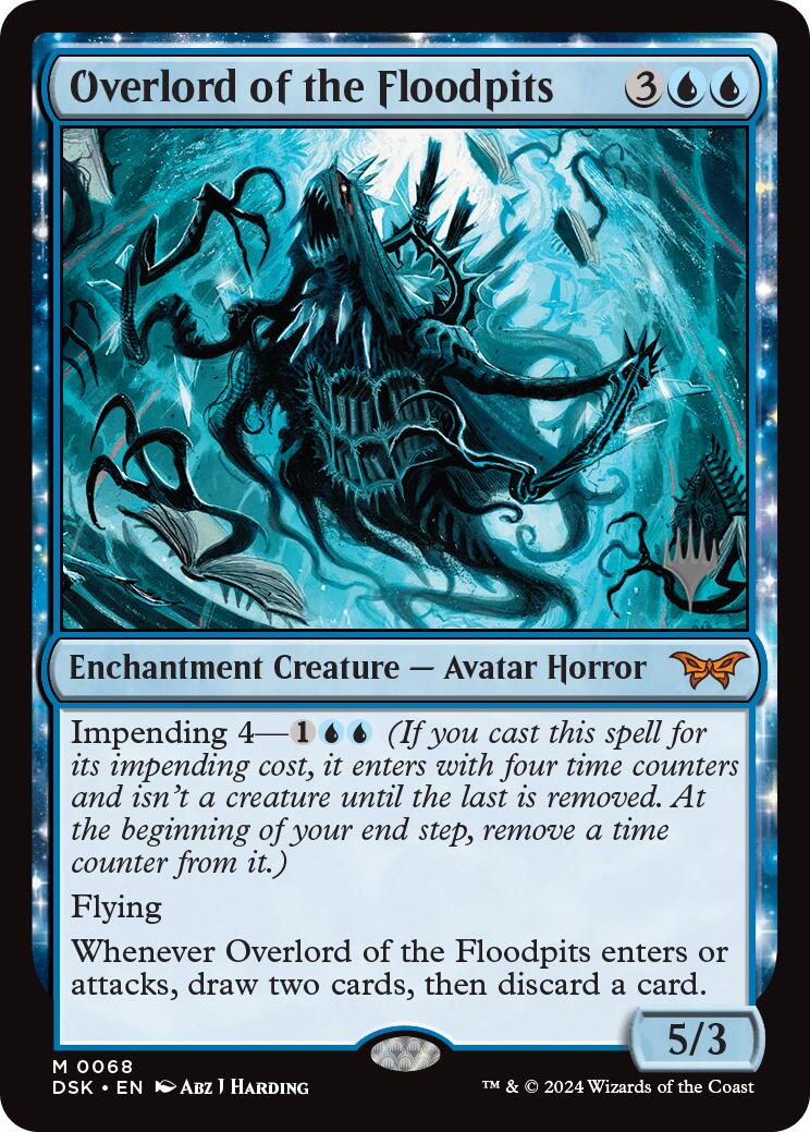 Overlord of the Floodpits (Promo Pack) [Duskmourn: House of Horror Promos] | Good Games North