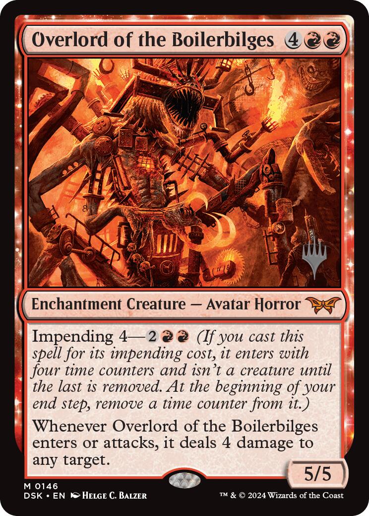 Overlord of the Boilerbilges (Promo Pack) [Duskmourn: House of Horror Promos] | Good Games North