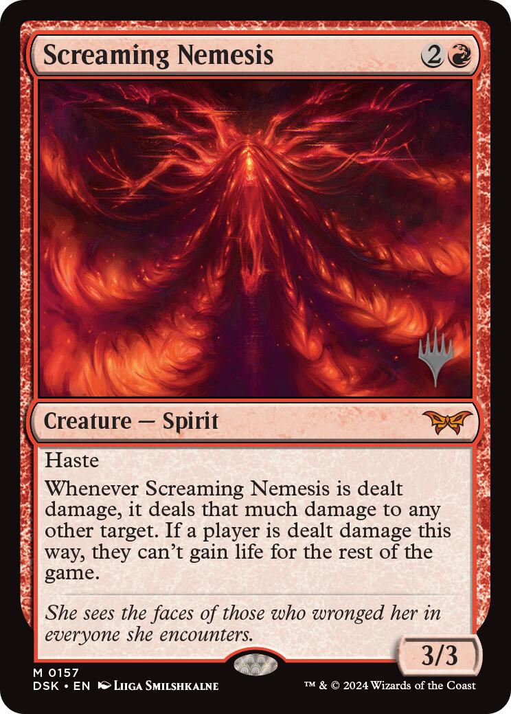 Screaming Nemesis (Promo Pack) [Duskmourn: House of Horror Promos] | Good Games North