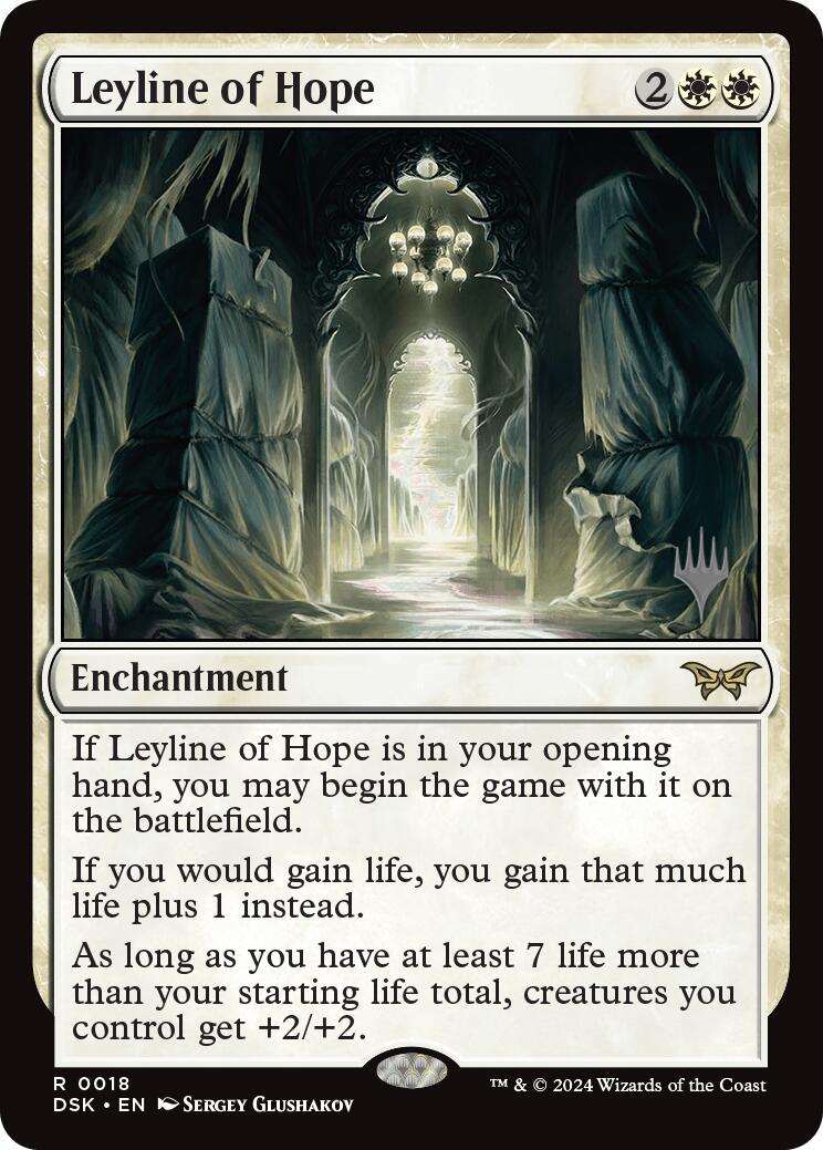 Leyline of Hope (Promo Pack) [Duskmourn: House of Horror Promos] | Good Games North