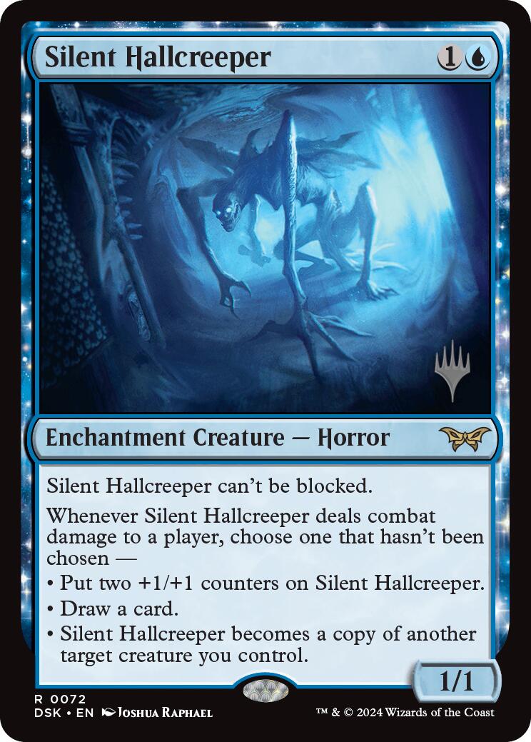 Silent Hallcreeper (Promo Pack) [Duskmourn: House of Horror Promos] | Good Games North