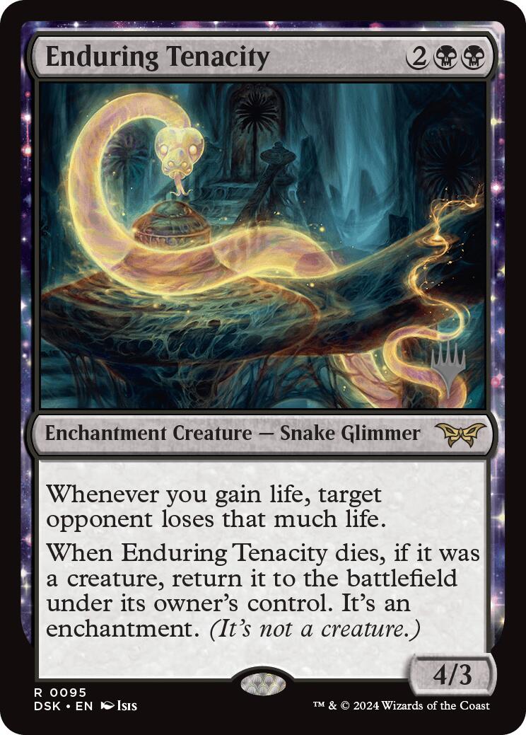 Enduring Tenacity (Promo Pack) [Duskmourn: House of Horror Promos] | Good Games North