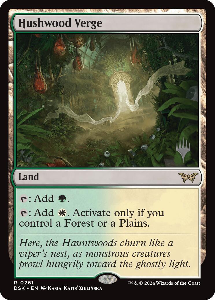 Hushwood Verge (Promo Pack) [Duskmourn: House of Horror Promos] | Good Games North