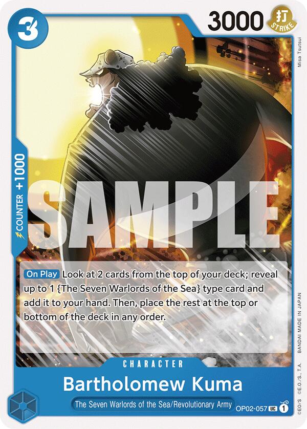 Bartholomew Kuma [Starter Deck: Blue Donquixote Doflamingo] | Good Games North