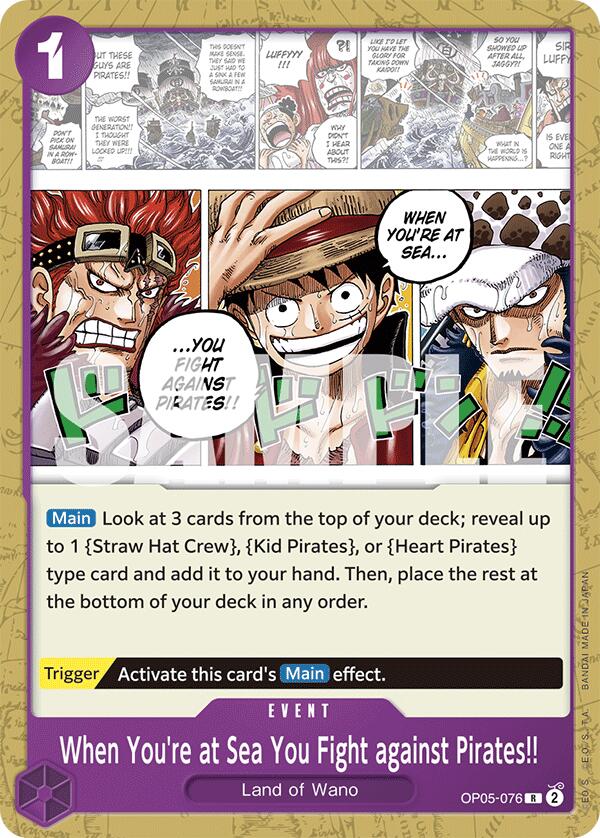 When You're at Sea You Fight against Pirates!! [Starter Deck: PURPLE Monkey.D.Luffy] | Good Games North