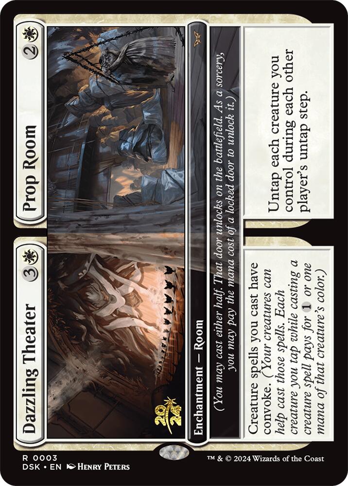 Dazzling Theater // Prop Room [Duskmourn: House of Horror Prerelease Promos] | Good Games North
