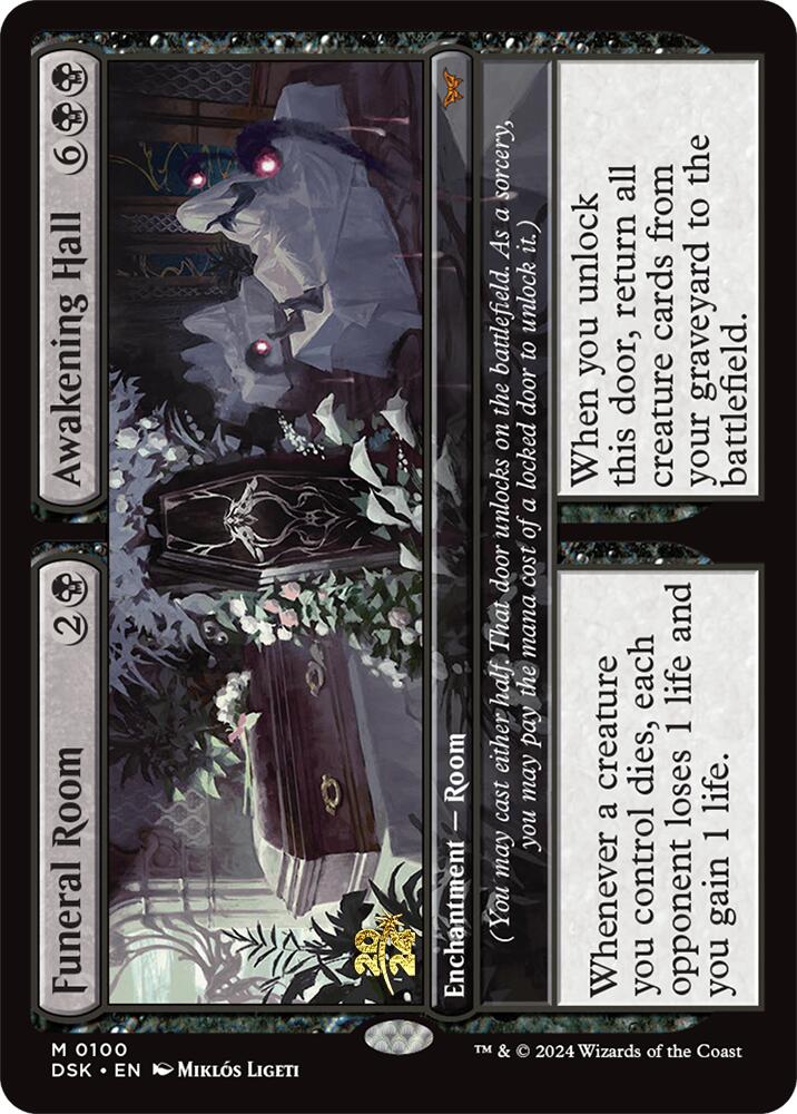 Funeral Room // Awakening Hall [Duskmourn: House of Horror Prerelease Promos] | Good Games North