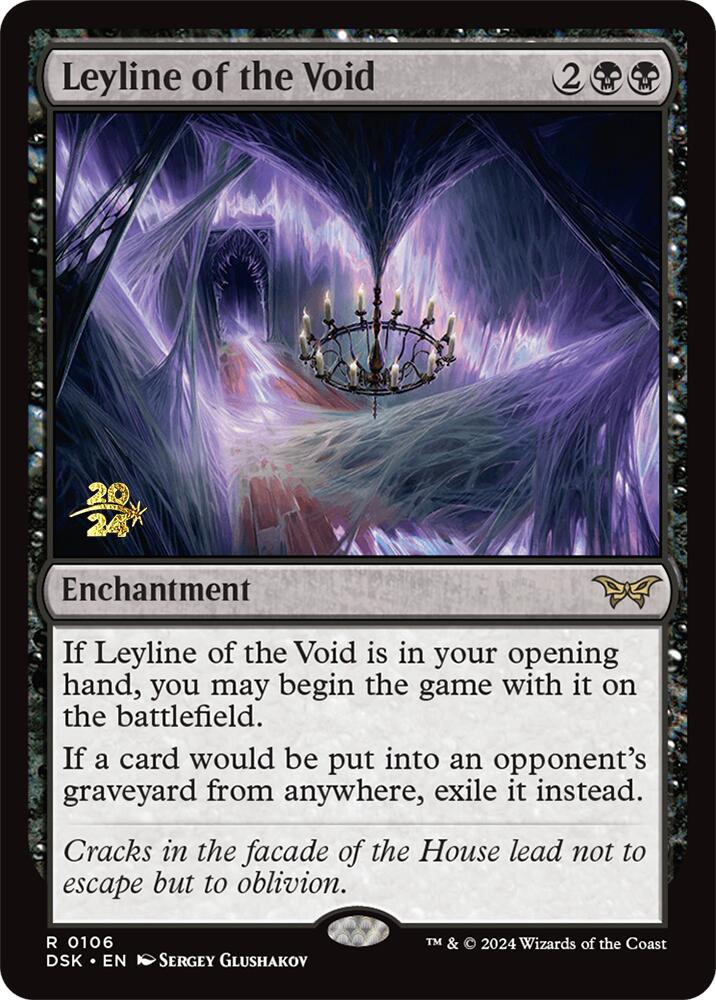 Leyline of the Void (0106) [Duskmourn: House of Horror Prerelease Promos] | Good Games North