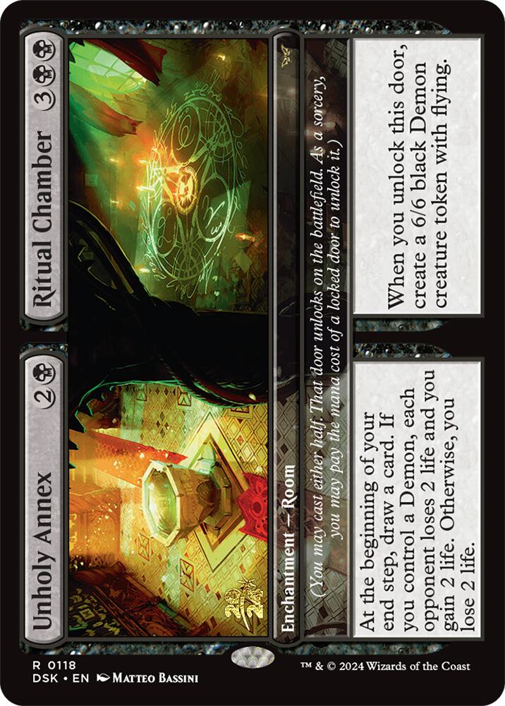 Unholy Annex // Ritual Chamber [Duskmourn: House of Horror Prerelease Promos] | Good Games North
