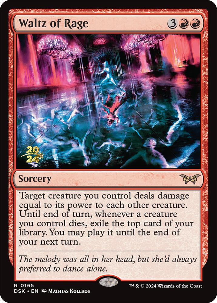 Waltz of Rage [Duskmourn: House of Horror Prerelease Promos] | Good Games North