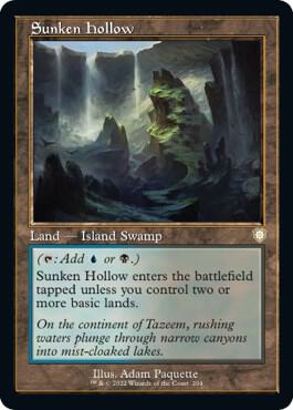 Sunken Hollow Retro Frame 204/40 (Commander: The Brothers' War)  | Good Games North
