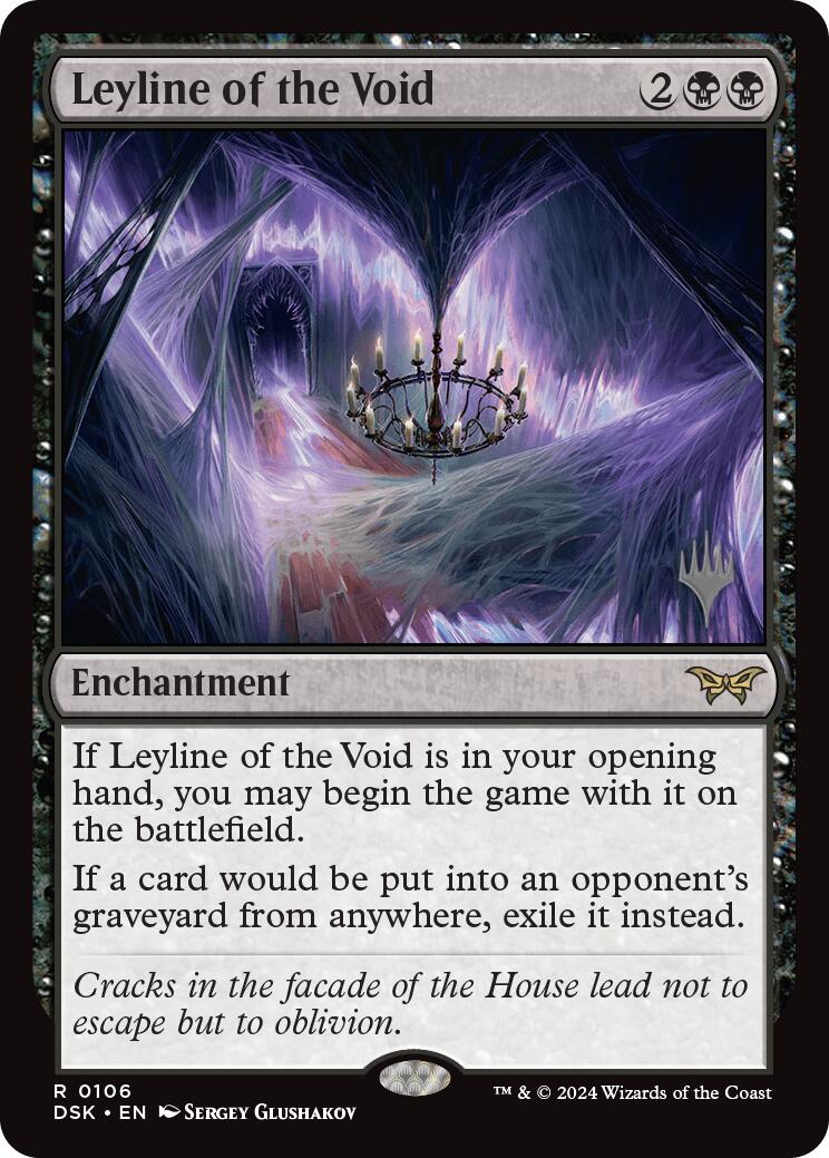 Leyline of the Void (Promo Pack) [Duskmourn: House of Horror Promos] | Good Games North