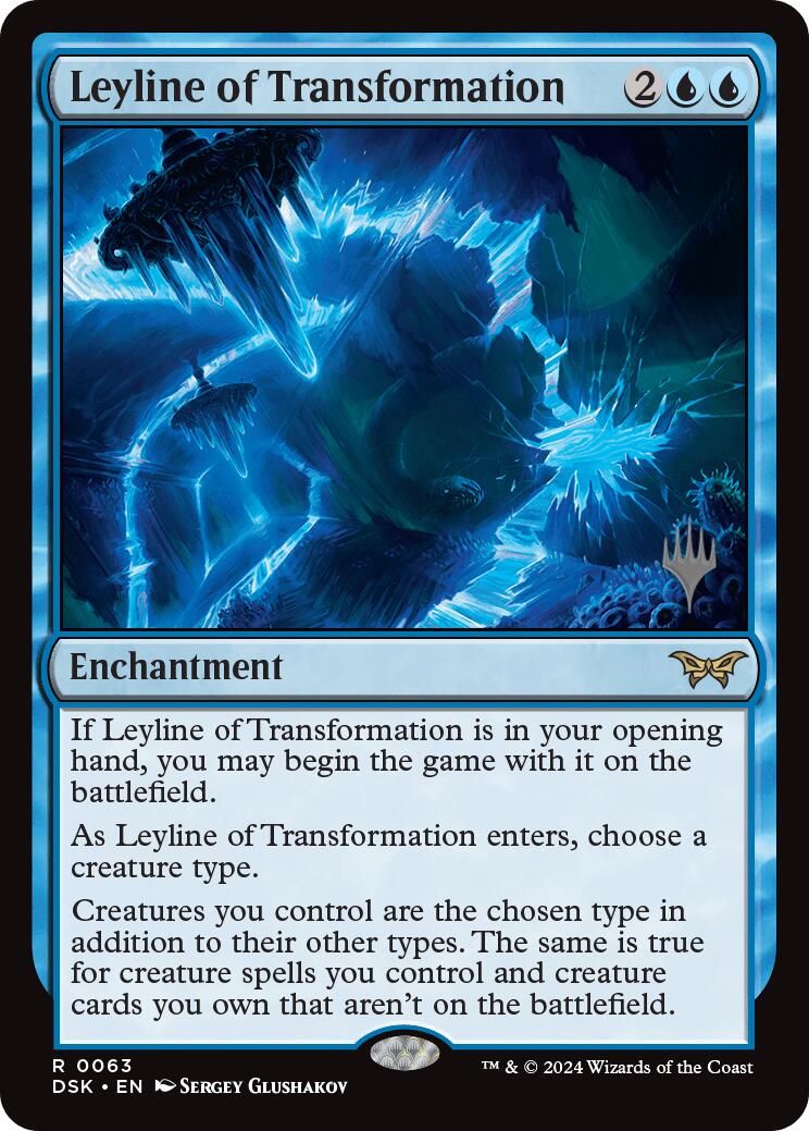 Leyline of Transformation (Promo Pack) [Duskmourn: House of Horror Promos] | Good Games North