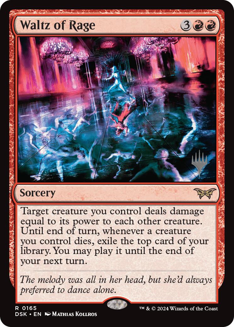 Waltz of Rage (Promo Pack) [Duskmourn: House of Horror Promos] | Good Games North