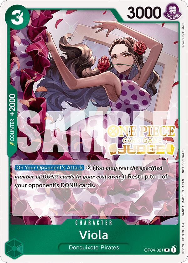 Viola (Judge Pack Vol. 4) [One Piece Promotion Cards] | Good Games North