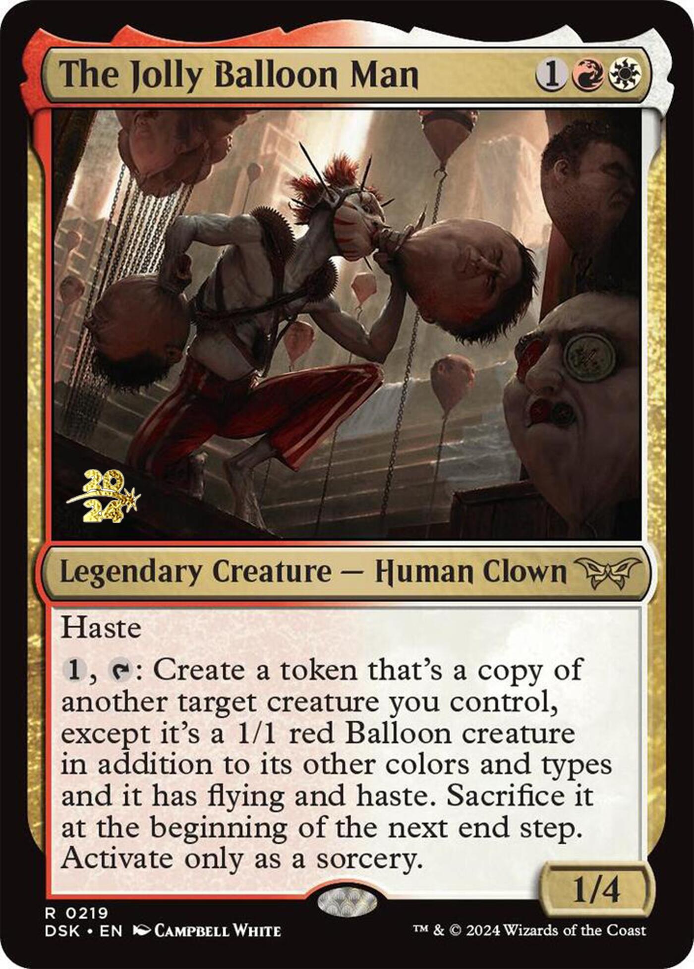 The Jolly Balloon Man [Duskmourn: House of Horror Prerelease Promos] | Good Games North
