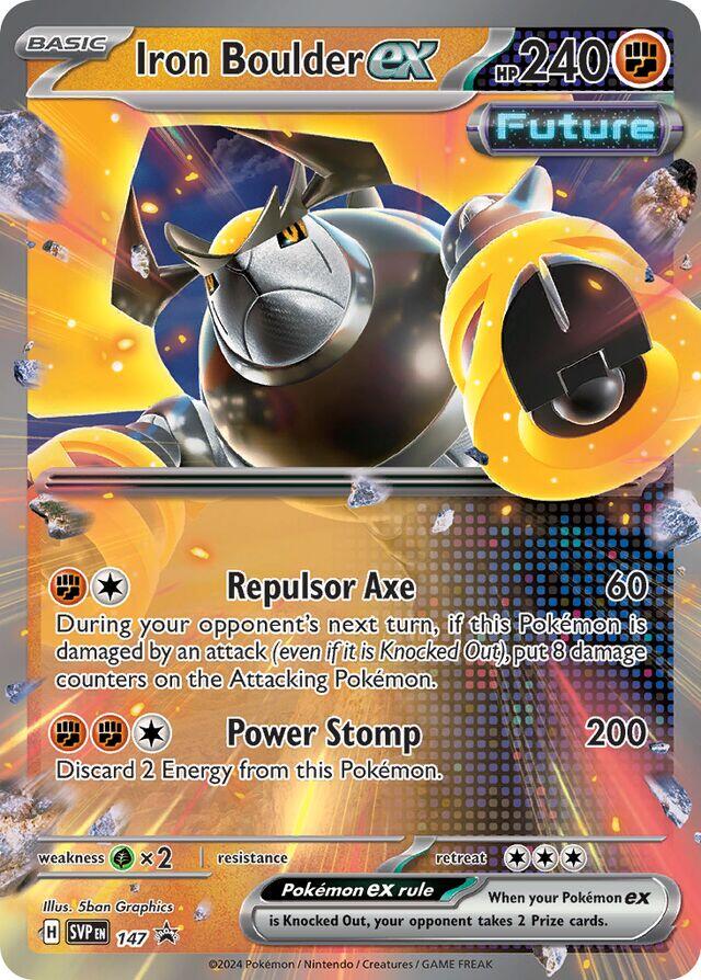 Iron Boulder ex (147) [Scarlet & Violet: Black Star Promos] | Good Games North