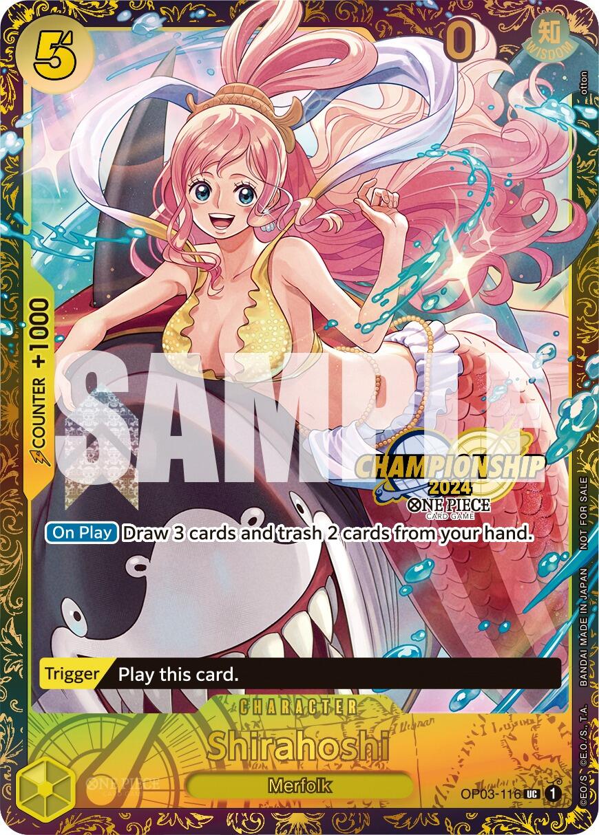 Shirahoshi (October Championship 2024 Online Regional) [One Piece Promotion Cards] | Good Games North