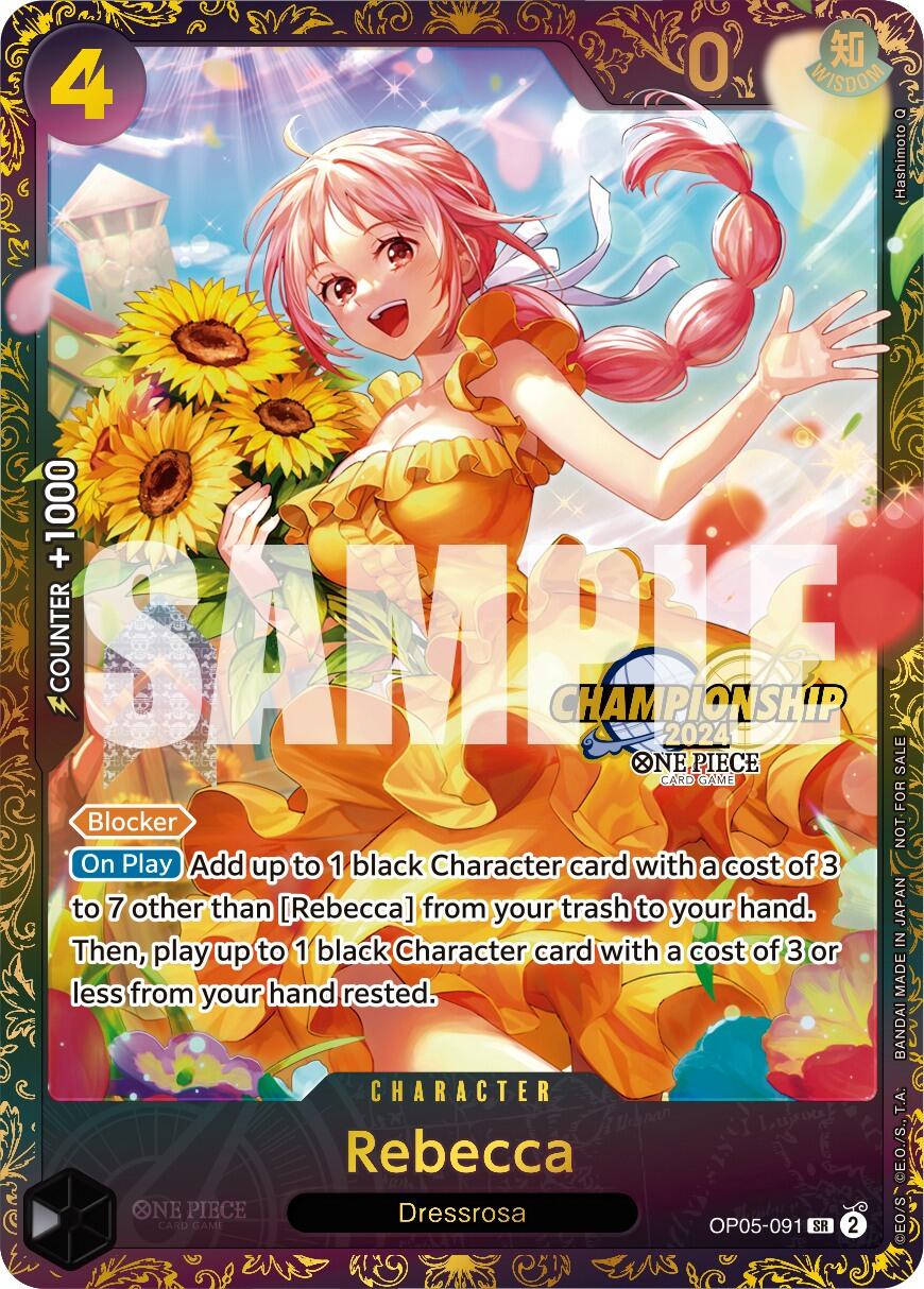 Rebecca (October Championship 2024 Online Regional) [One Piece Promotion Cards] | Good Games North