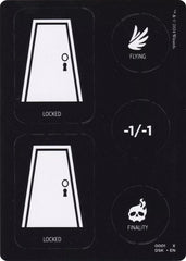 Punch Card Token (1 // 2) [Duskmourn: House of Horror Tokens] | Good Games North