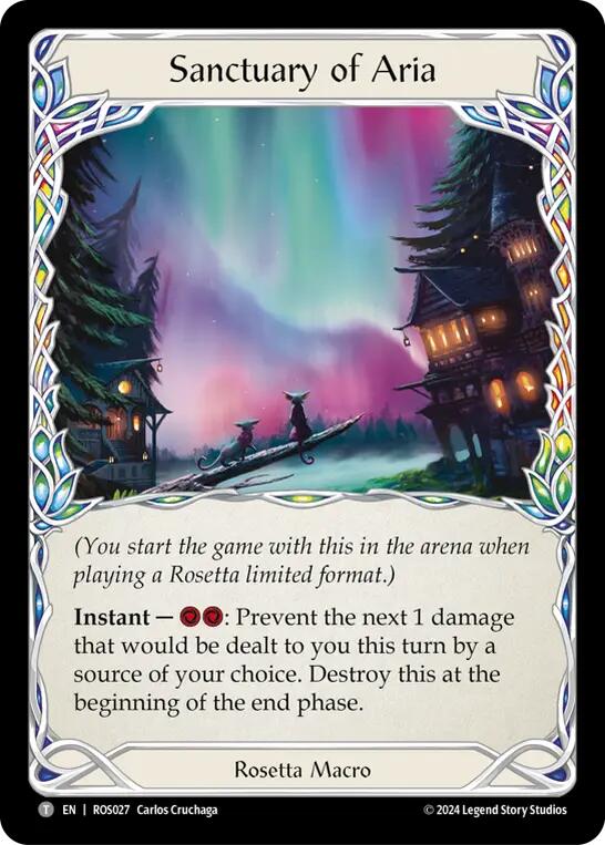 Sanctuary of Aria // Florian, Rotwood Harbinger (Middle left) [ROSPZL22] (Rosetta) | Good Games North