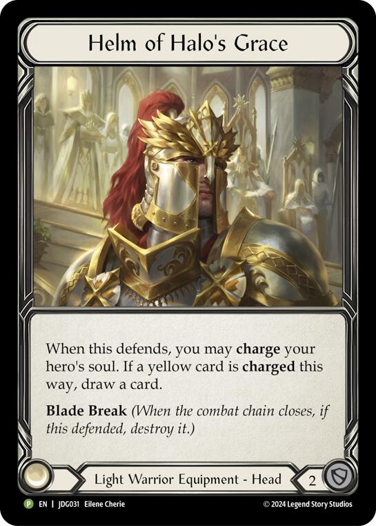 Helm of Halo's Grace [JDG031] (Promo)  Cold Foil | Good Games North
