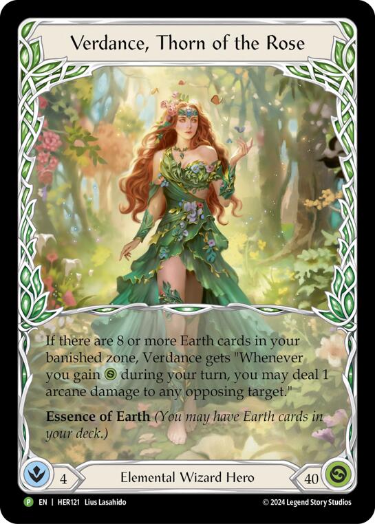 Verdance, Thorn of the Rose [HER121] (Promo)  Rainbow Foil | Good Games North