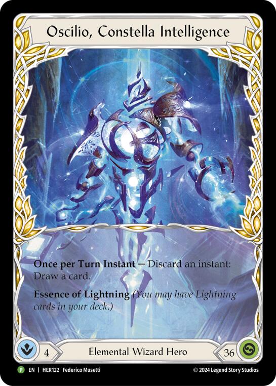 Oscilio, Constella Intelligence [HER122] (Promo)  Rainbow Foil | Good Games North