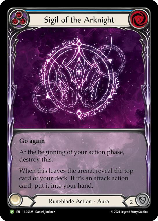 Sigil of the Arknight (Extended Art) [LGS325] (Promo)  Rainbow Foil | Good Games North
